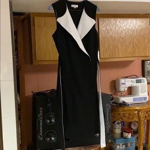 Calvin Klein Black & White Dress